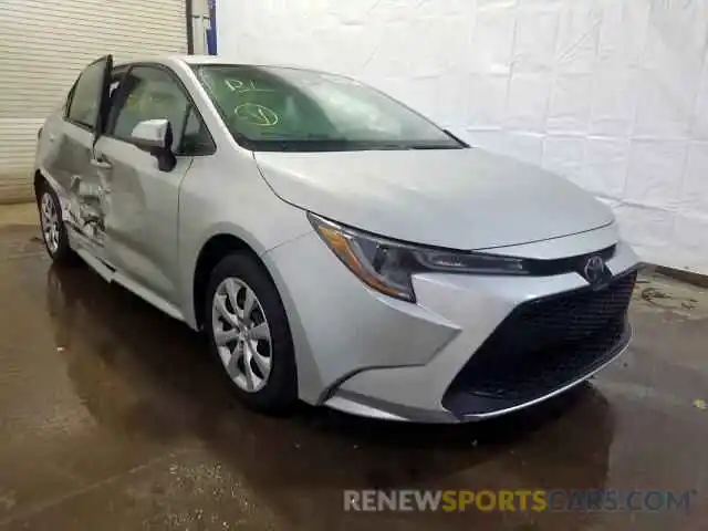 1 Photograph of a damaged car 5YFEPRAE9LP006244 TOYOTA COROLLA 2020