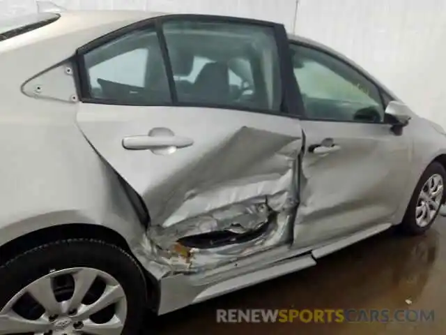 9 Photograph of a damaged car 5YFEPRAE9LP006244 TOYOTA COROLLA 2020