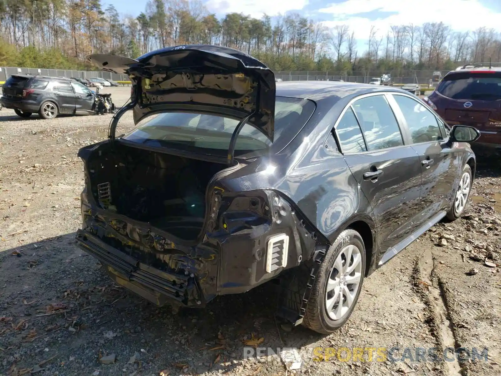 4 Photograph of a damaged car 5YFEPRAE9LP006521 TOYOTA COROLLA 2020