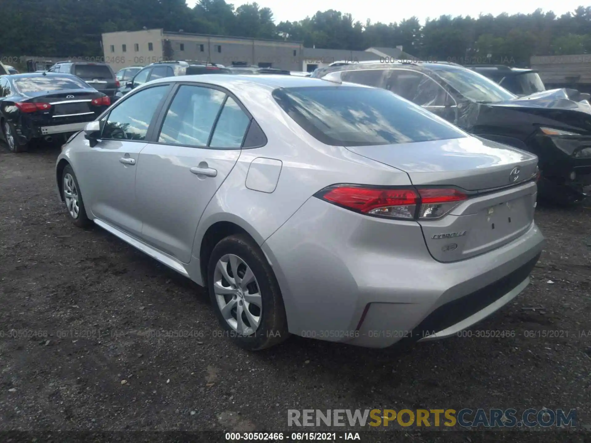 3 Photograph of a damaged car 5YFEPRAE9LP011072 TOYOTA COROLLA 2020