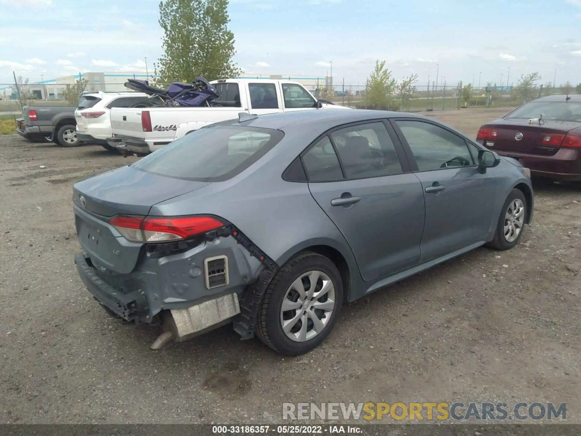 4 Photograph of a damaged car 5YFEPRAE9LP011427 TOYOTA COROLLA 2020