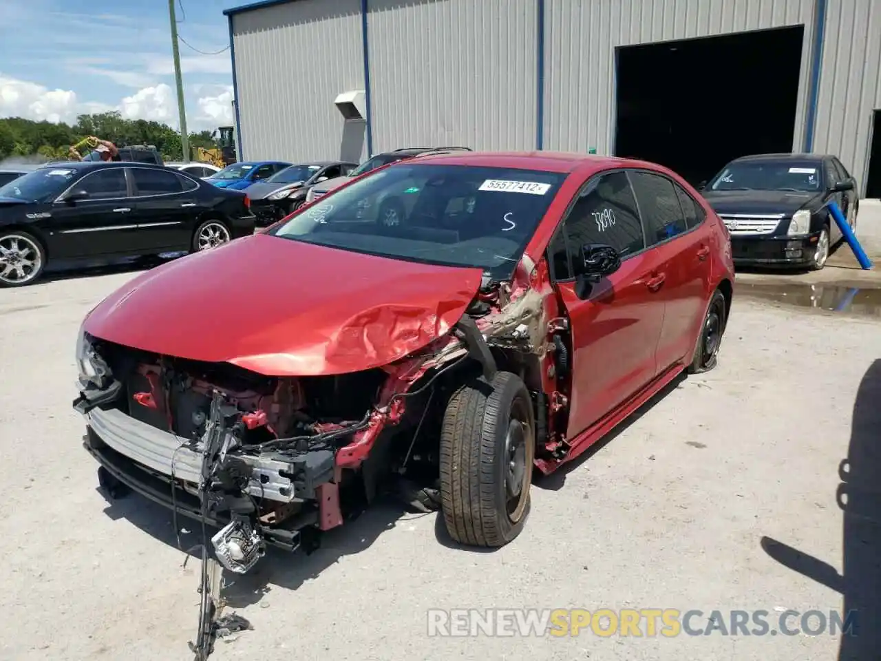 2 Photograph of a damaged car 5YFEPRAE9LP012934 TOYOTA COROLLA 2020