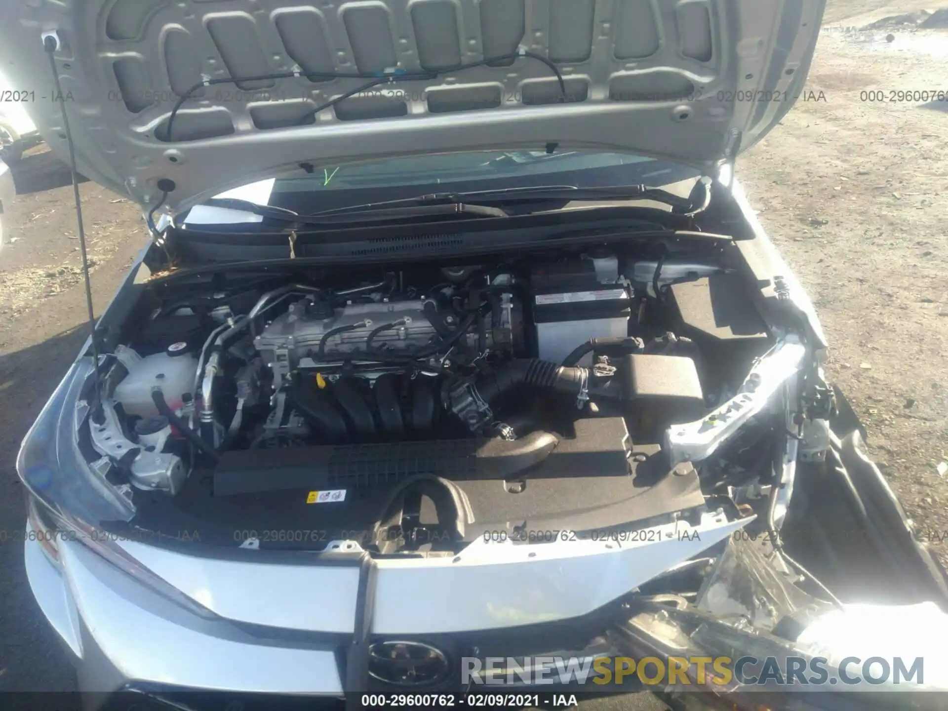 10 Photograph of a damaged car 5YFEPRAE9LP013288 TOYOTA COROLLA 2020