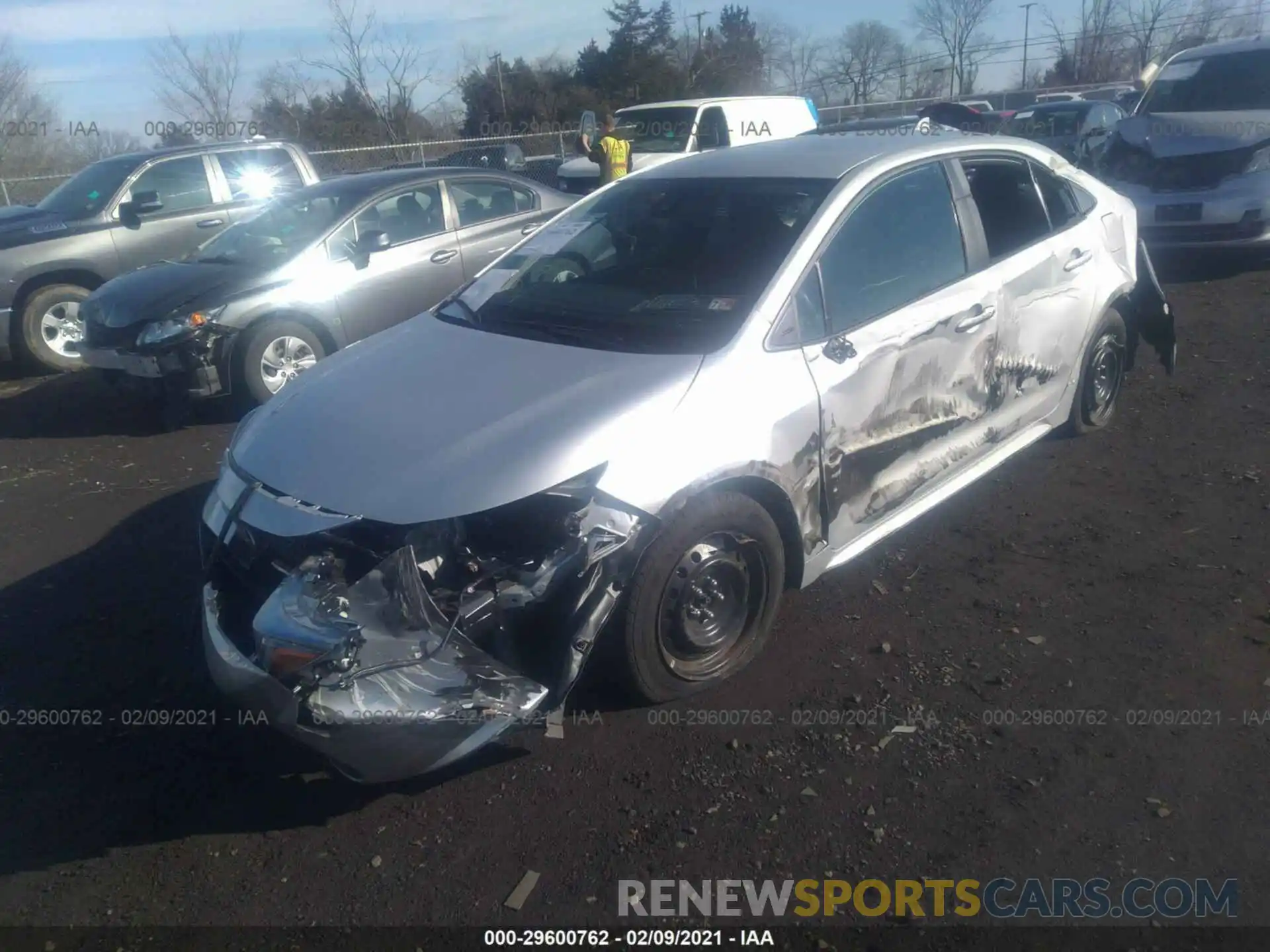 2 Photograph of a damaged car 5YFEPRAE9LP013288 TOYOTA COROLLA 2020