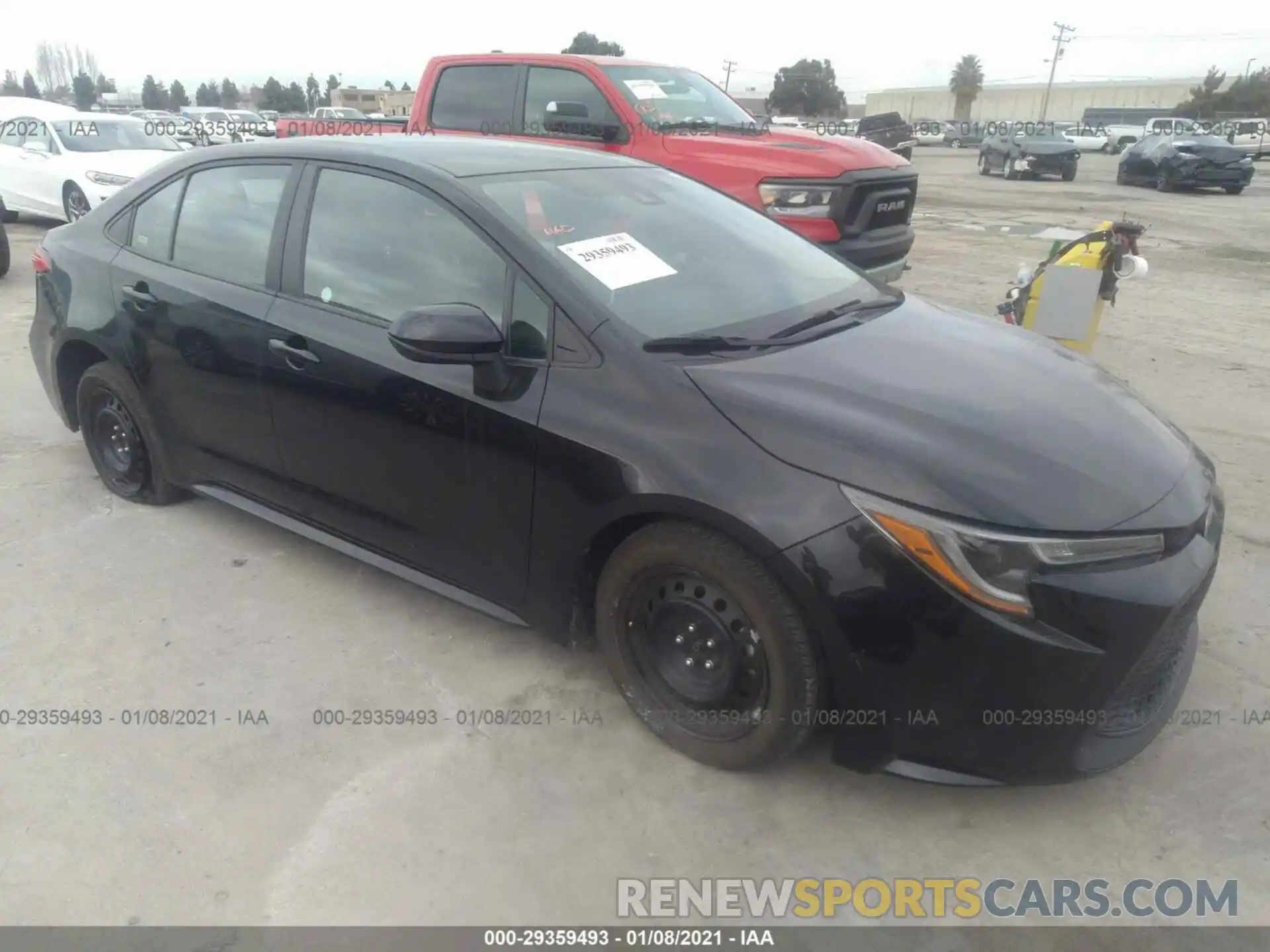 1 Photograph of a damaged car 5YFEPRAE9LP013341 TOYOTA COROLLA 2020