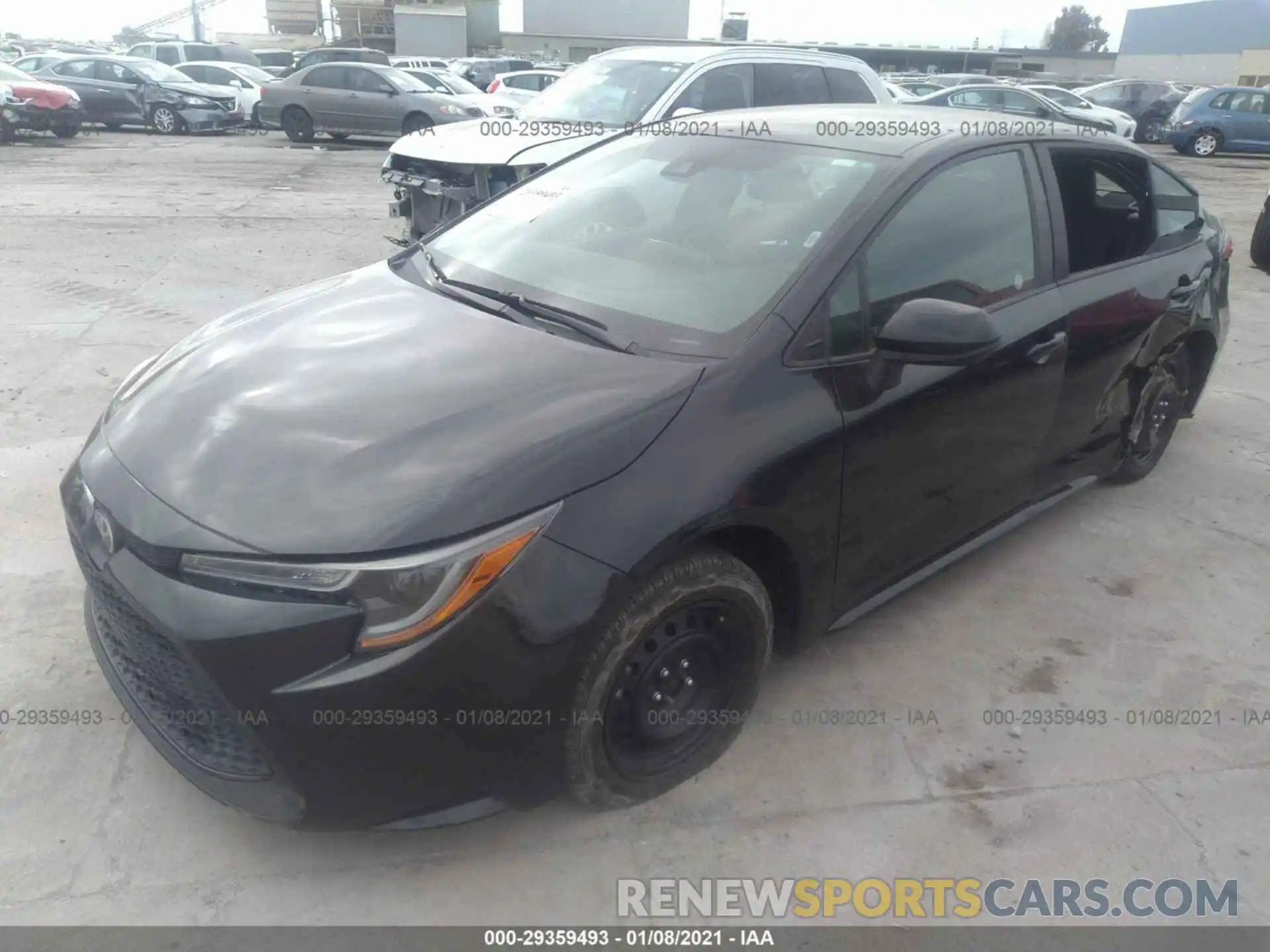 2 Photograph of a damaged car 5YFEPRAE9LP013341 TOYOTA COROLLA 2020