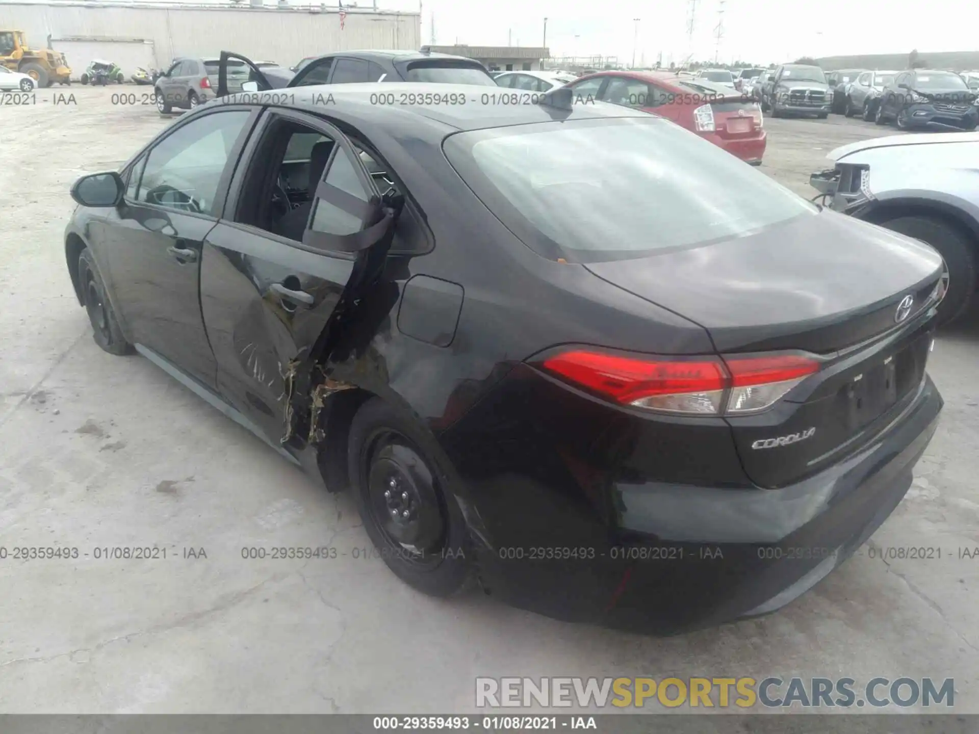 3 Photograph of a damaged car 5YFEPRAE9LP013341 TOYOTA COROLLA 2020