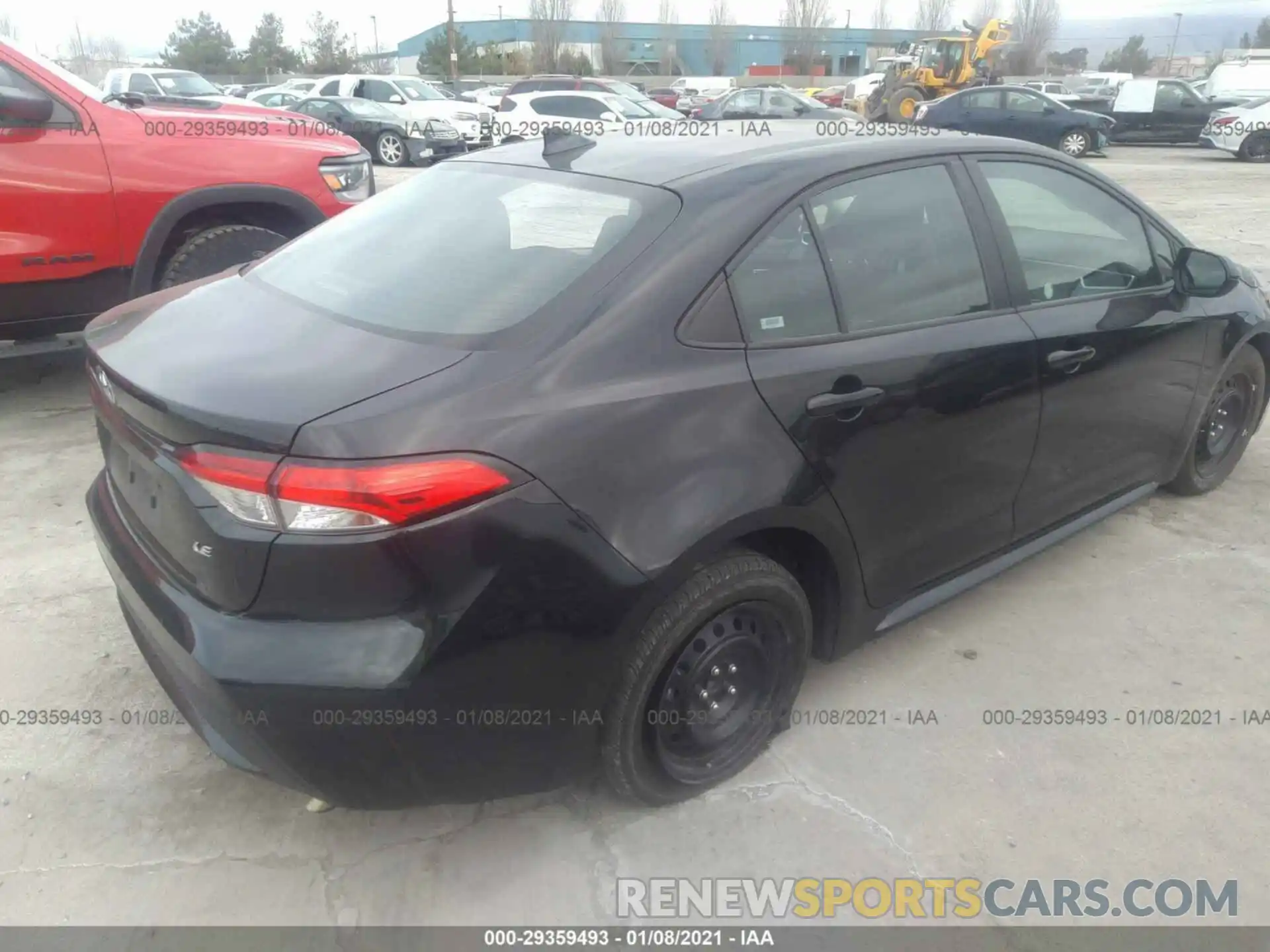 4 Photograph of a damaged car 5YFEPRAE9LP013341 TOYOTA COROLLA 2020