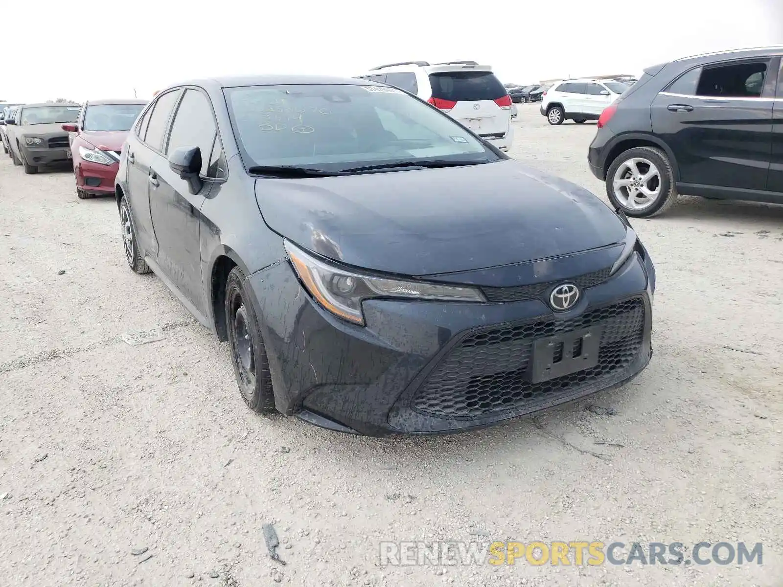 1 Photograph of a damaged car 5YFEPRAE9LP013694 TOYOTA COROLLA 2020