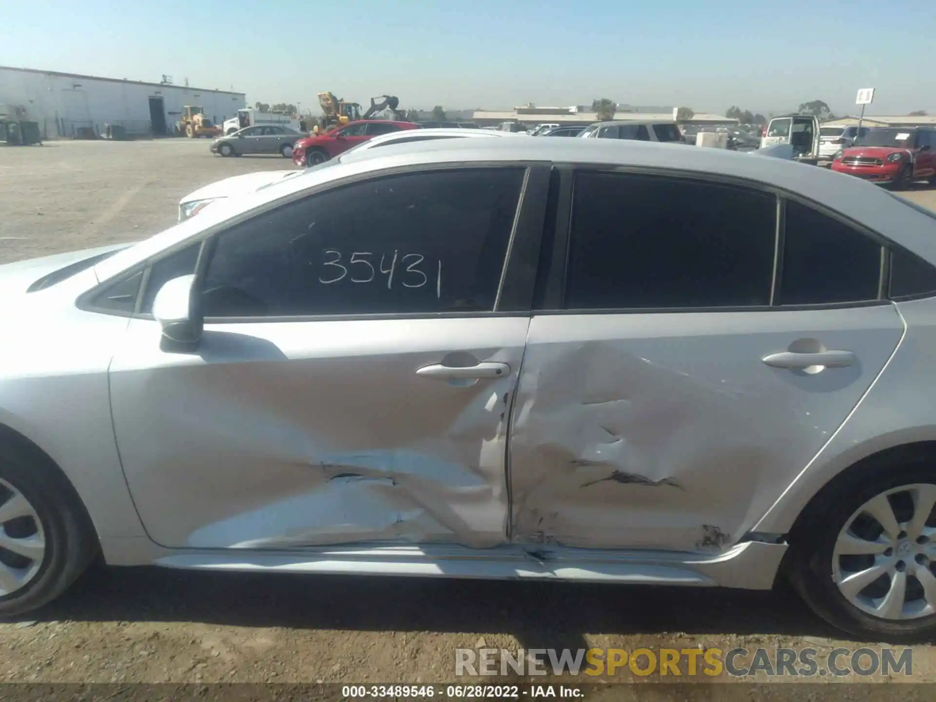 6 Photograph of a damaged car 5YFEPRAE9LP021066 TOYOTA COROLLA 2020