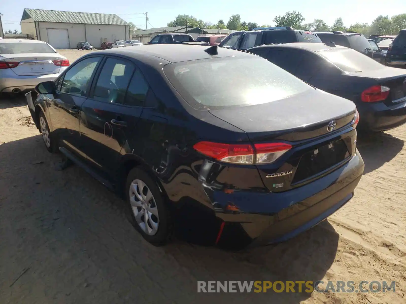 3 Photograph of a damaged car 5YFEPRAE9LP022539 TOYOTA COROLLA 2020