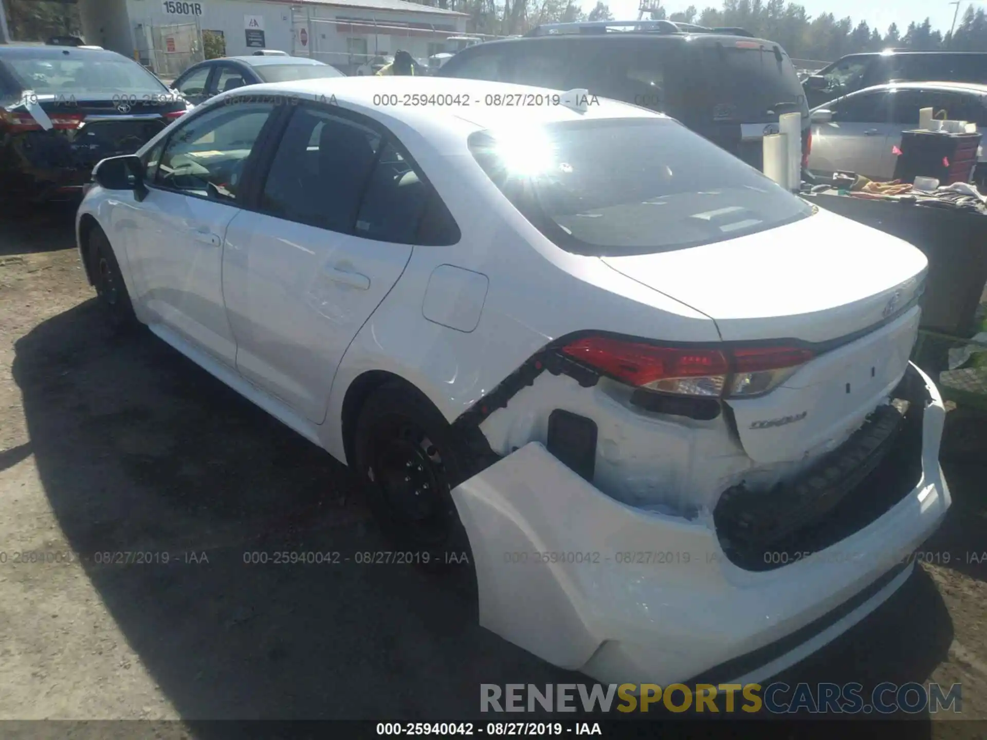 3 Photograph of a damaged car 5YFEPRAE9LP022556 TOYOTA COROLLA 2020