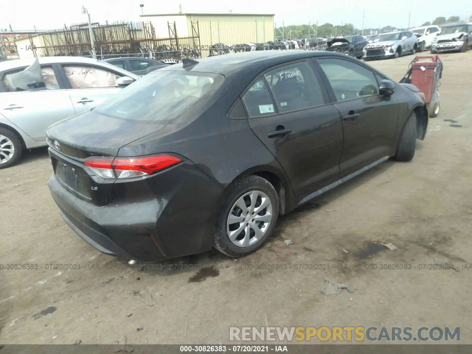 4 Photograph of a damaged car 5YFEPRAE9LP023139 TOYOTA COROLLA 2020