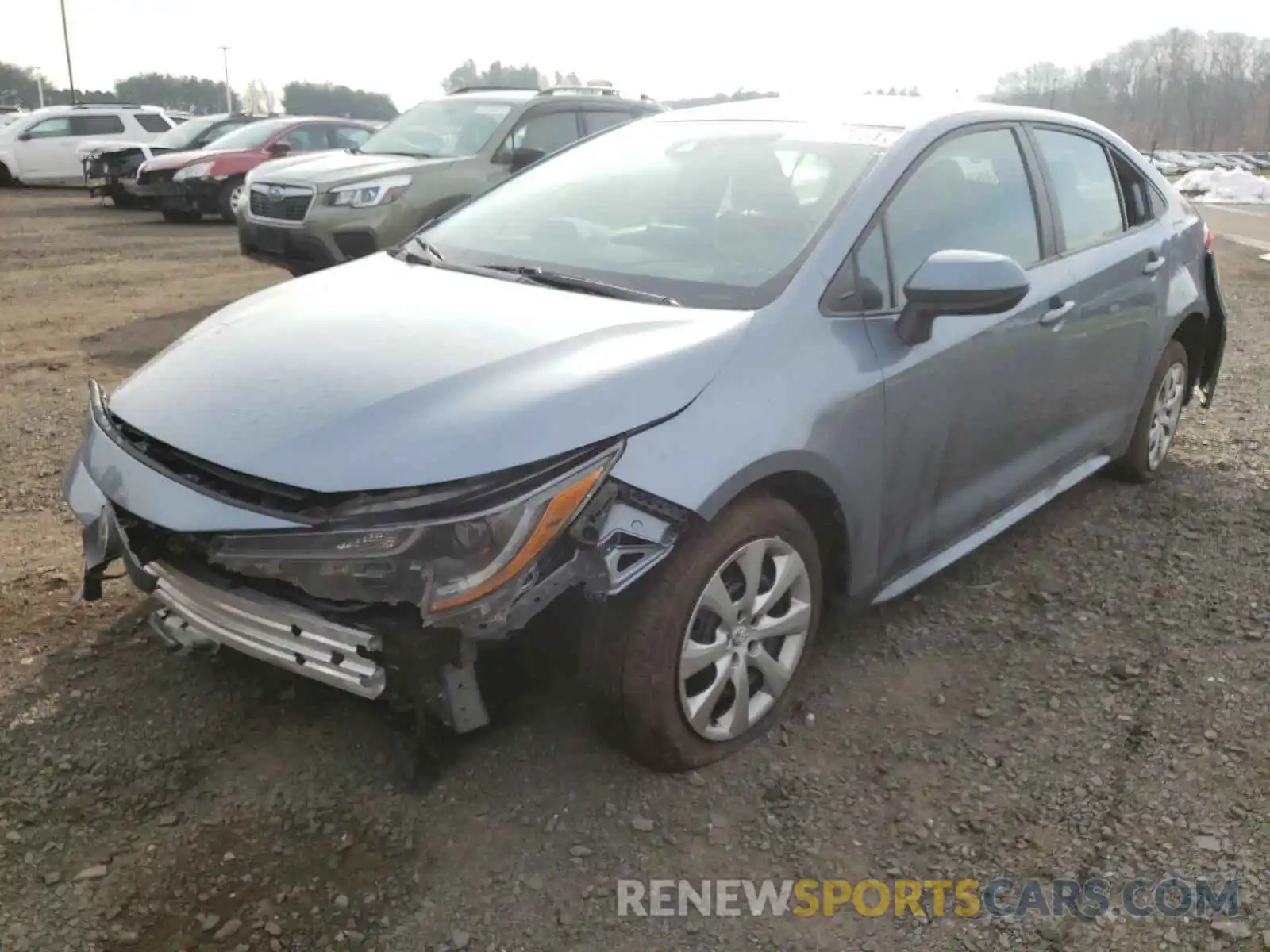 2 Photograph of a damaged car 5YFEPRAE9LP023447 TOYOTA COROLLA 2020