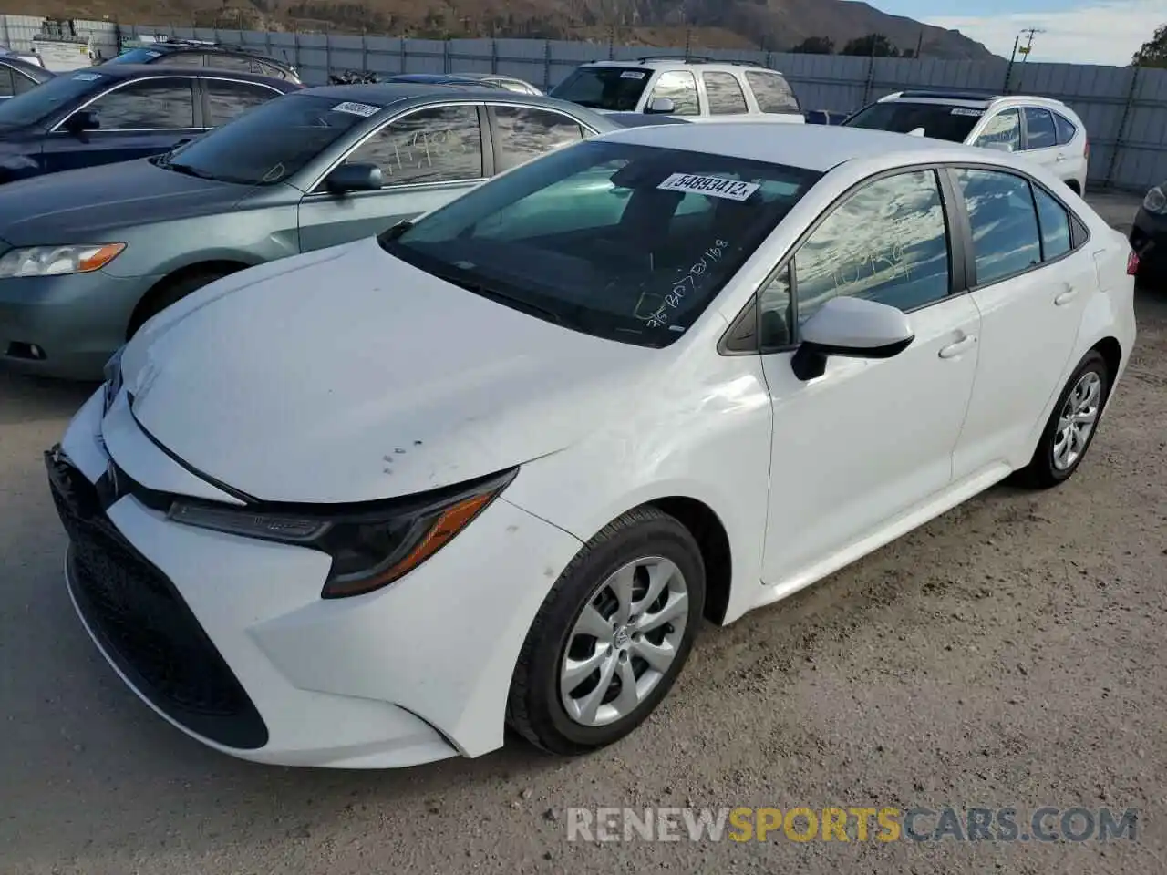 2 Photograph of a damaged car 5YFEPRAE9LP024386 TOYOTA COROLLA 2020