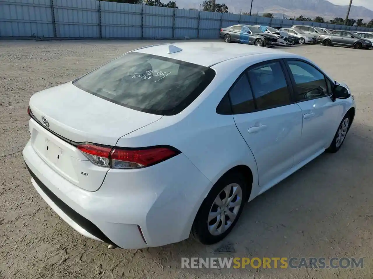 4 Photograph of a damaged car 5YFEPRAE9LP024386 TOYOTA COROLLA 2020