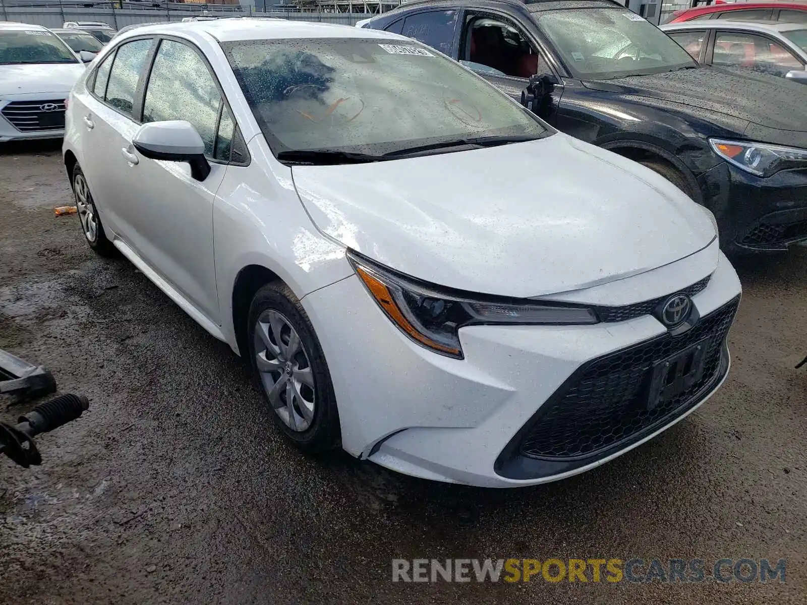 1 Photograph of a damaged car 5YFEPRAE9LP024467 TOYOTA COROLLA 2020