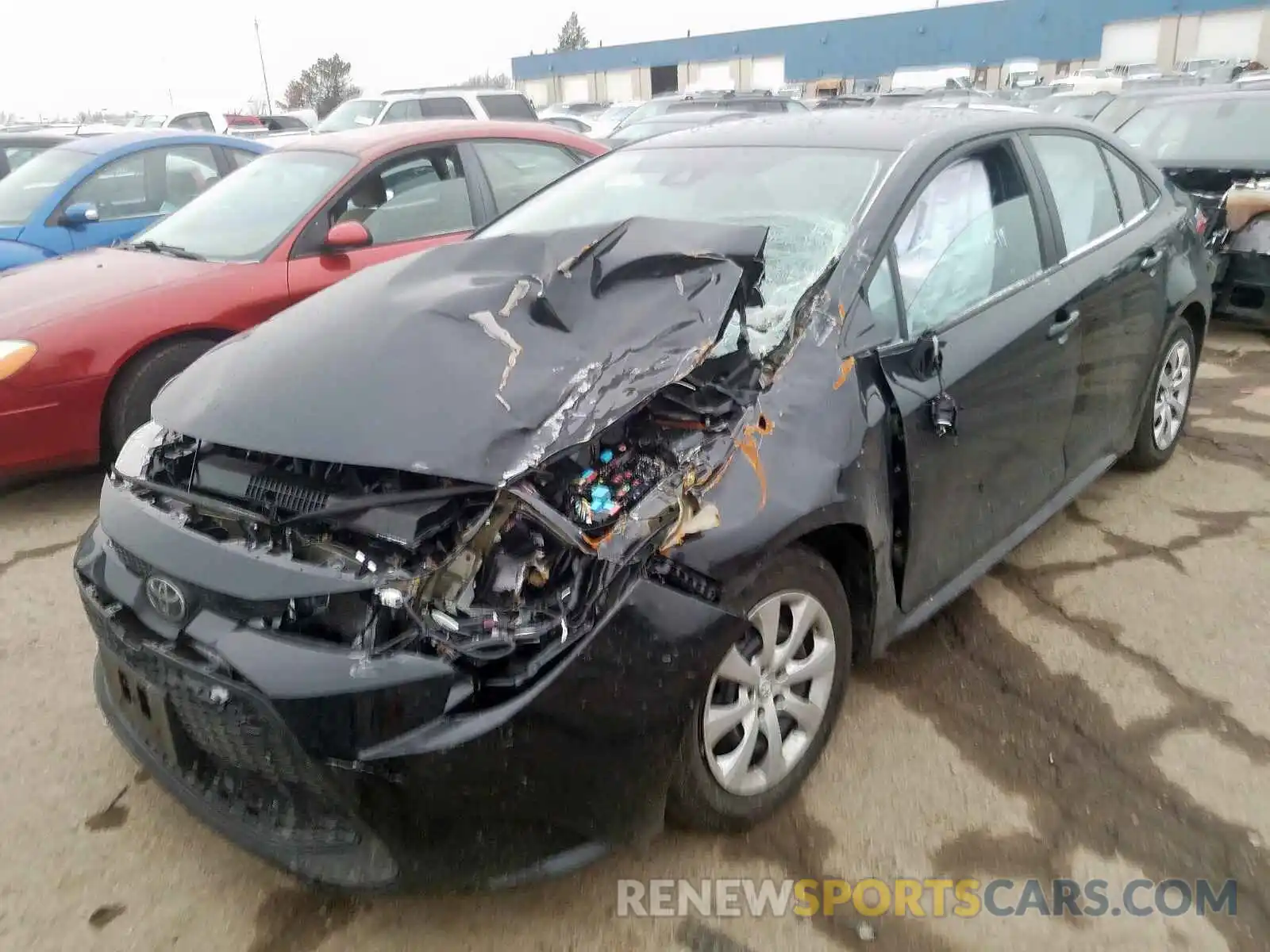 2 Photograph of a damaged car 5YFEPRAE9LP024579 TOYOTA COROLLA 2020