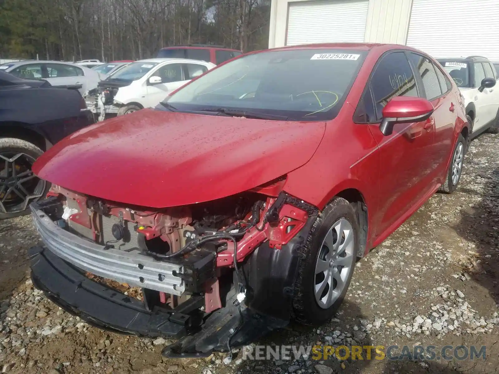 2 Photograph of a damaged car 5YFEPRAE9LP024694 TOYOTA COROLLA 2020