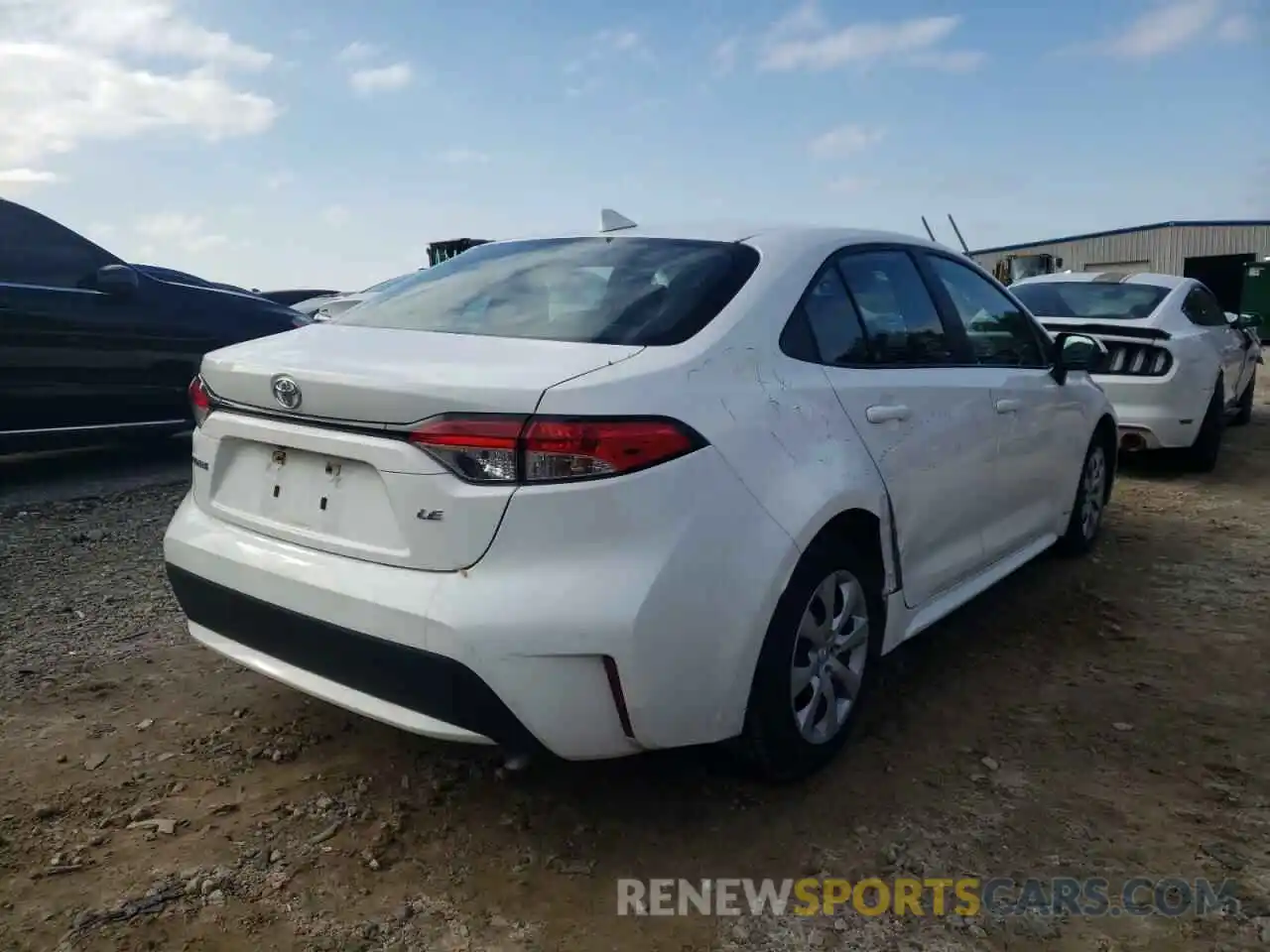 4 Photograph of a damaged car 5YFEPRAE9LP024730 TOYOTA COROLLA 2020