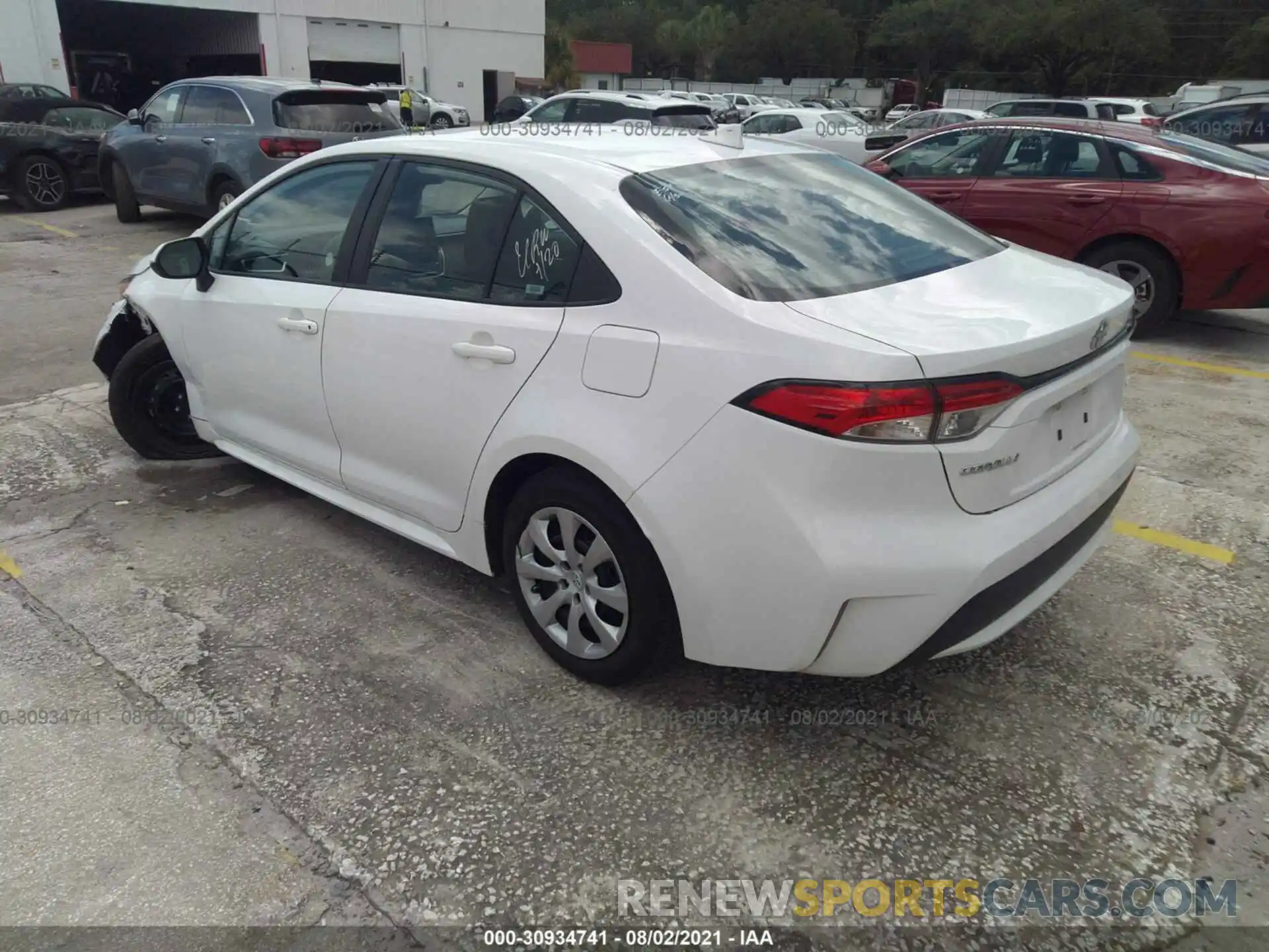 3 Photograph of a damaged car 5YFEPRAE9LP024789 TOYOTA COROLLA 2020