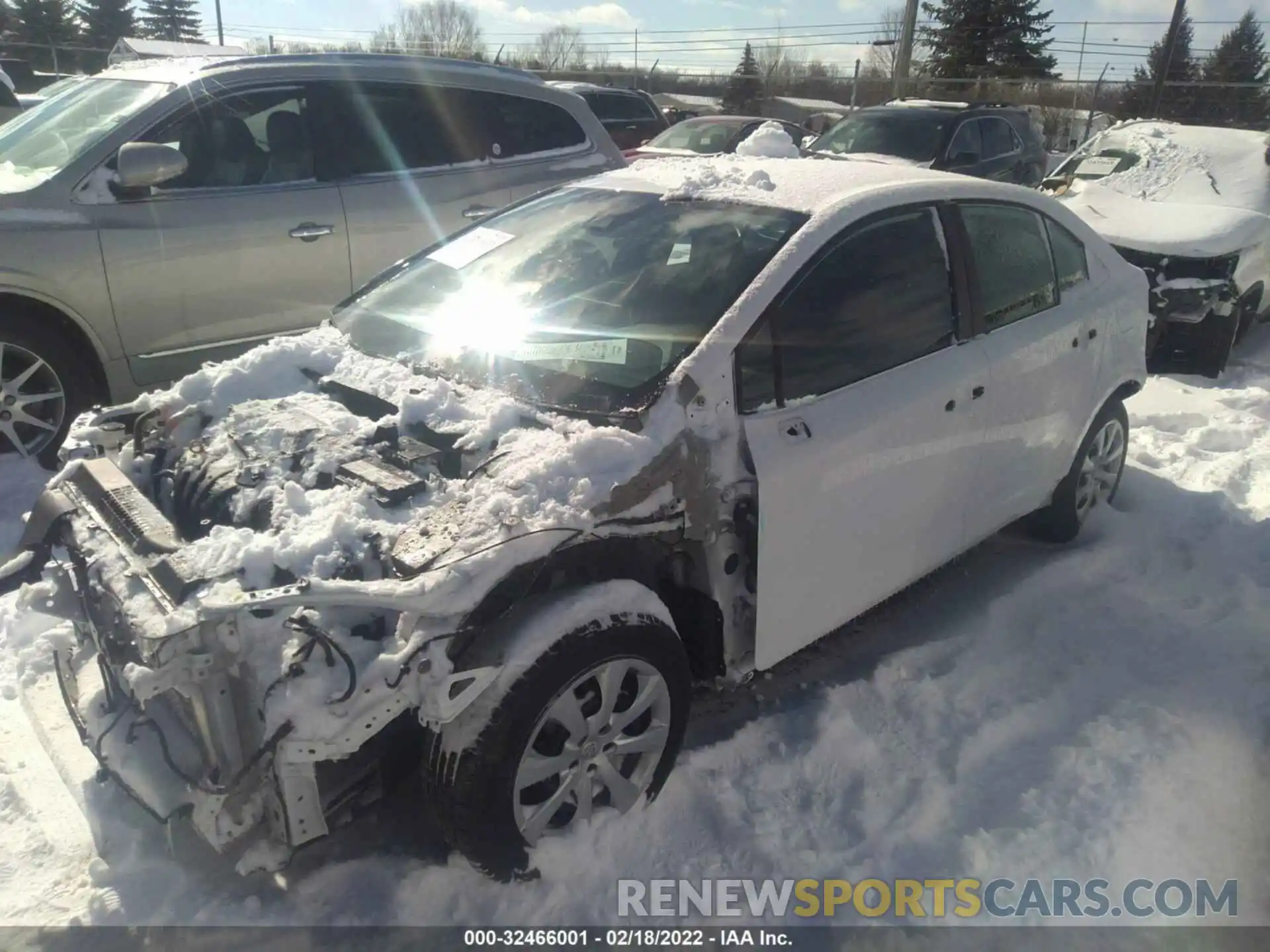 2 Photograph of a damaged car 5YFEPRAE9LP025201 TOYOTA COROLLA 2020