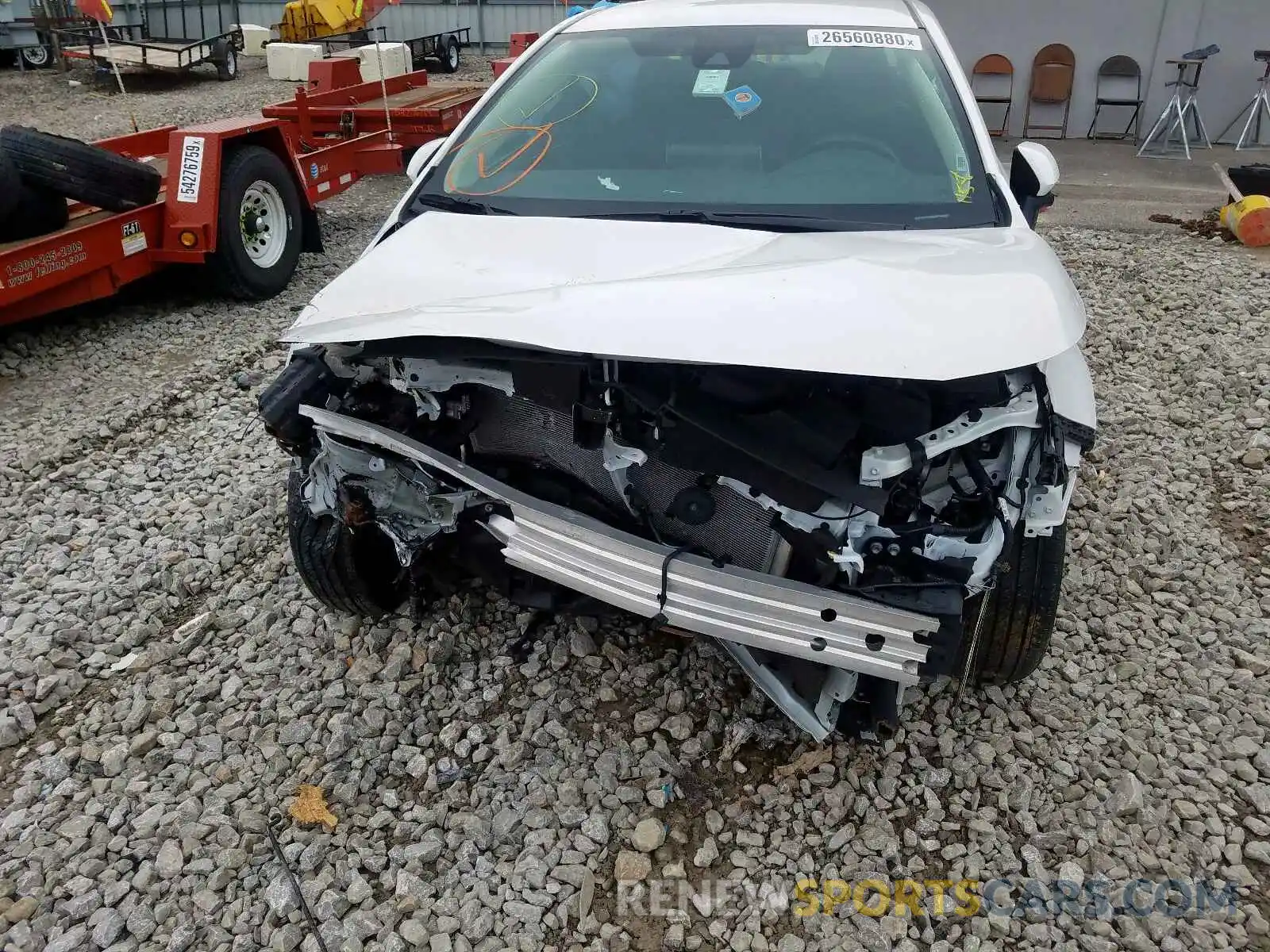 9 Photograph of a damaged car 5YFEPRAE9LP025554 TOYOTA COROLLA 2020