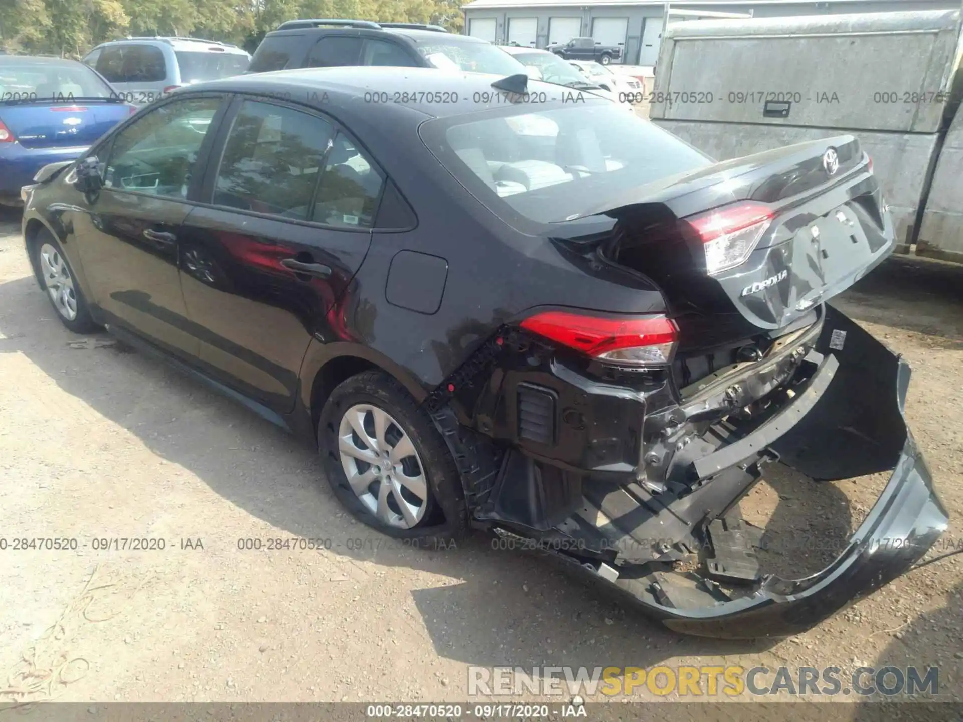 3 Photograph of a damaged car 5YFEPRAE9LP026140 TOYOTA COROLLA 2020