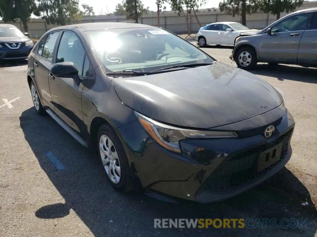 1 Photograph of a damaged car 5YFEPRAE9LP026476 TOYOTA COROLLA 2020