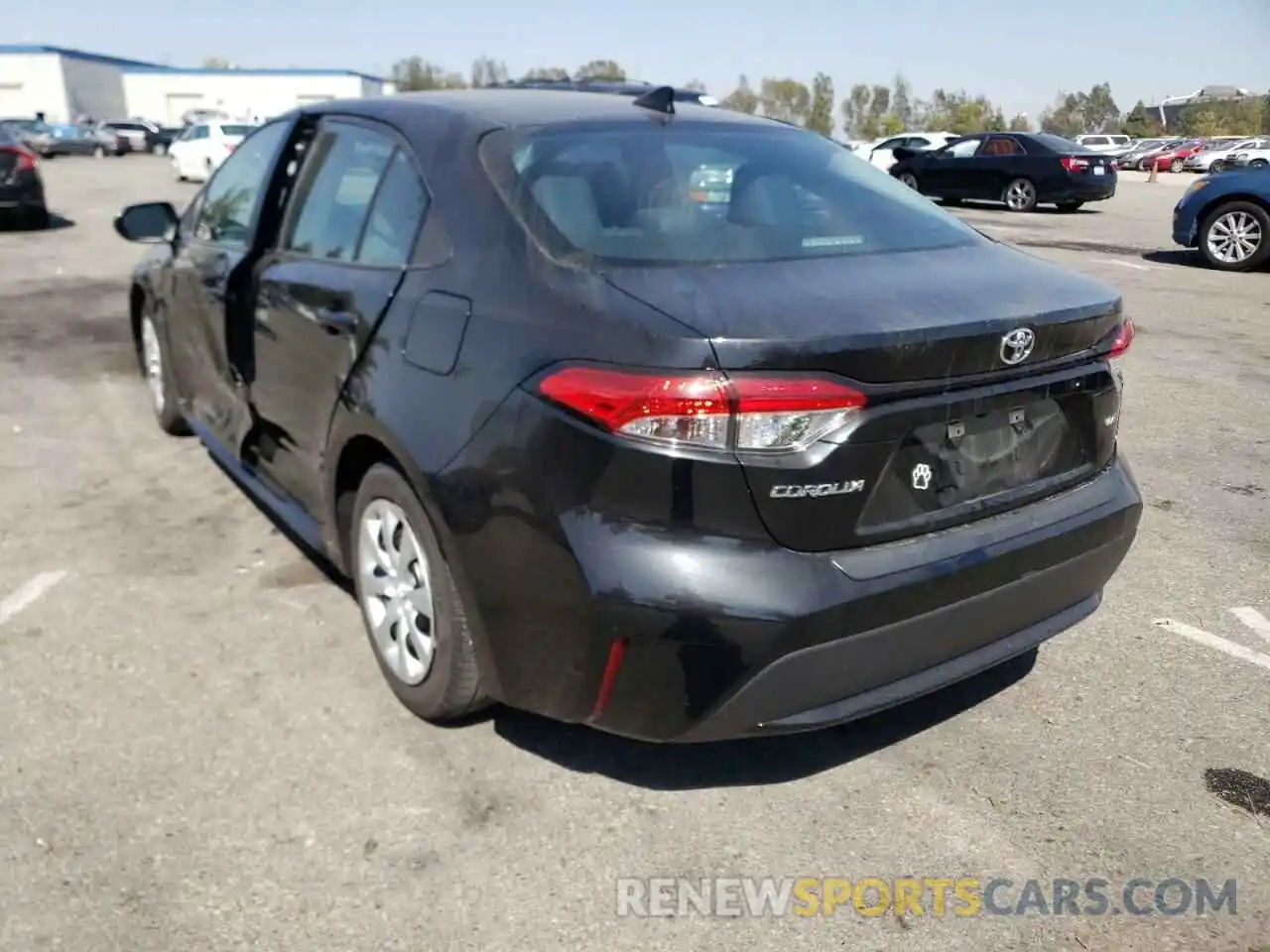 3 Photograph of a damaged car 5YFEPRAE9LP026476 TOYOTA COROLLA 2020