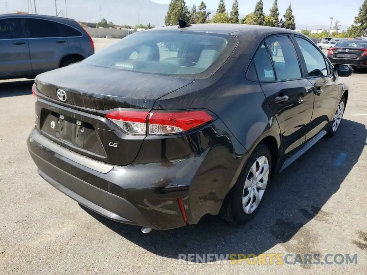 4 Photograph of a damaged car 5YFEPRAE9LP026476 TOYOTA COROLLA 2020