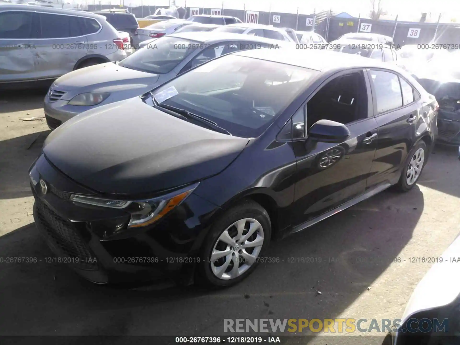 2 Photograph of a damaged car 5YFEPRAE9LP026980 TOYOTA COROLLA 2020