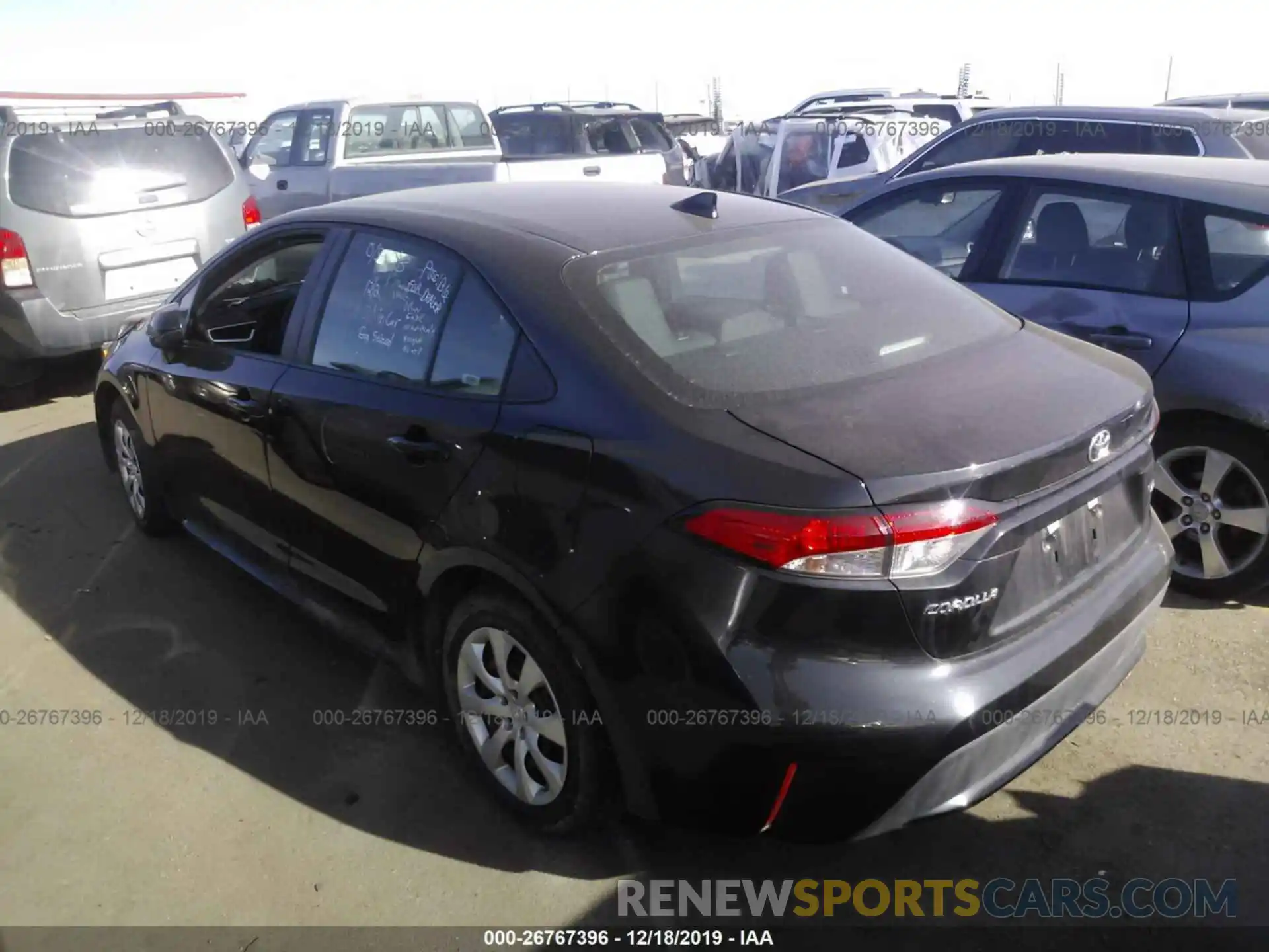 3 Photograph of a damaged car 5YFEPRAE9LP026980 TOYOTA COROLLA 2020