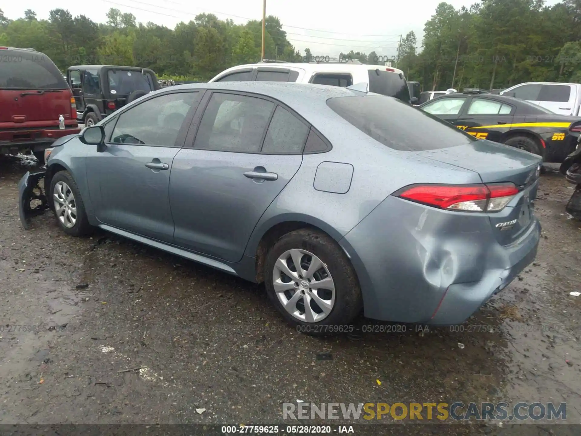 3 Photograph of a damaged car 5YFEPRAE9LP027272 TOYOTA COROLLA 2020