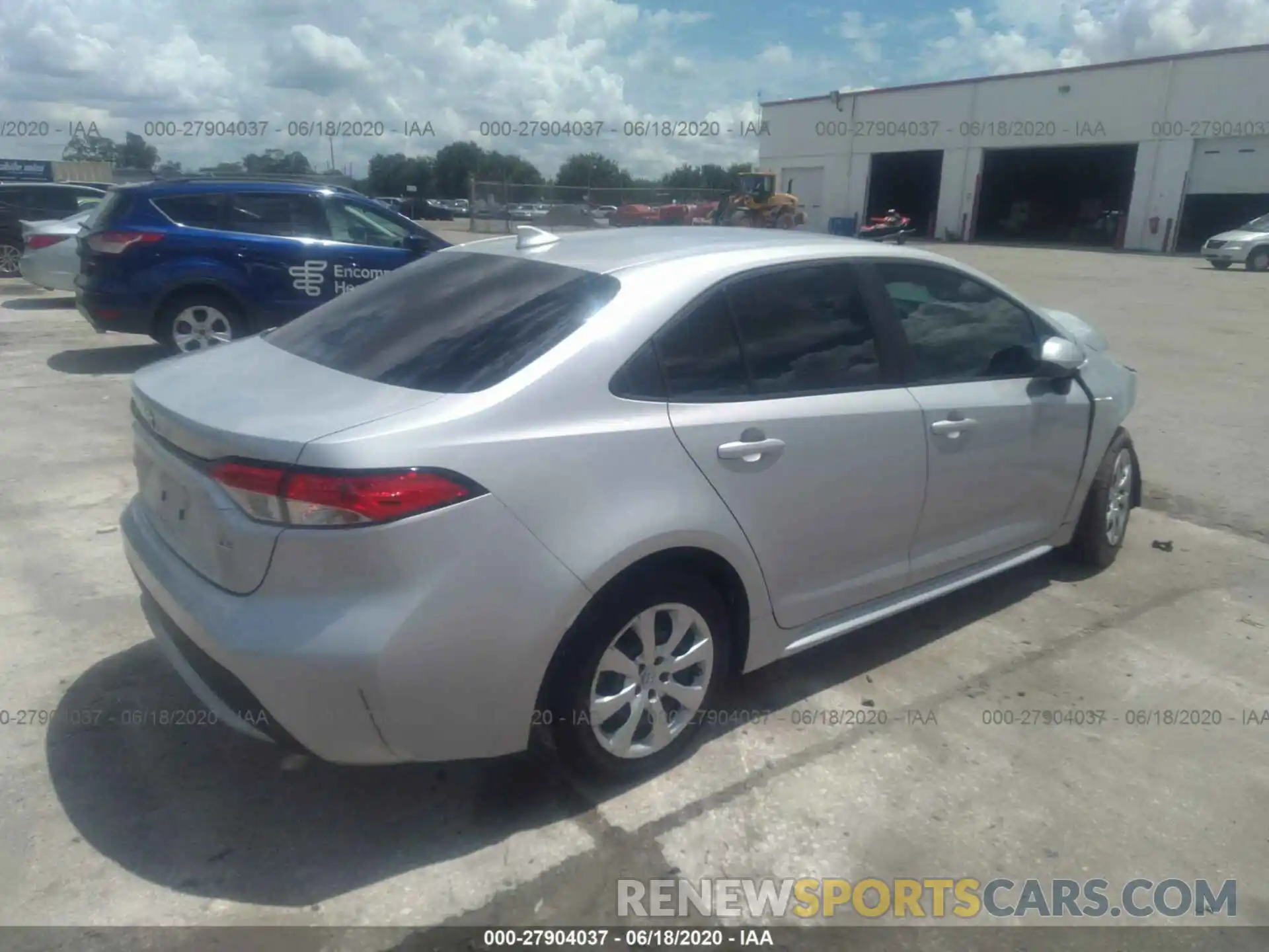 4 Photograph of a damaged car 5YFEPRAE9LP027966 TOYOTA COROLLA 2020