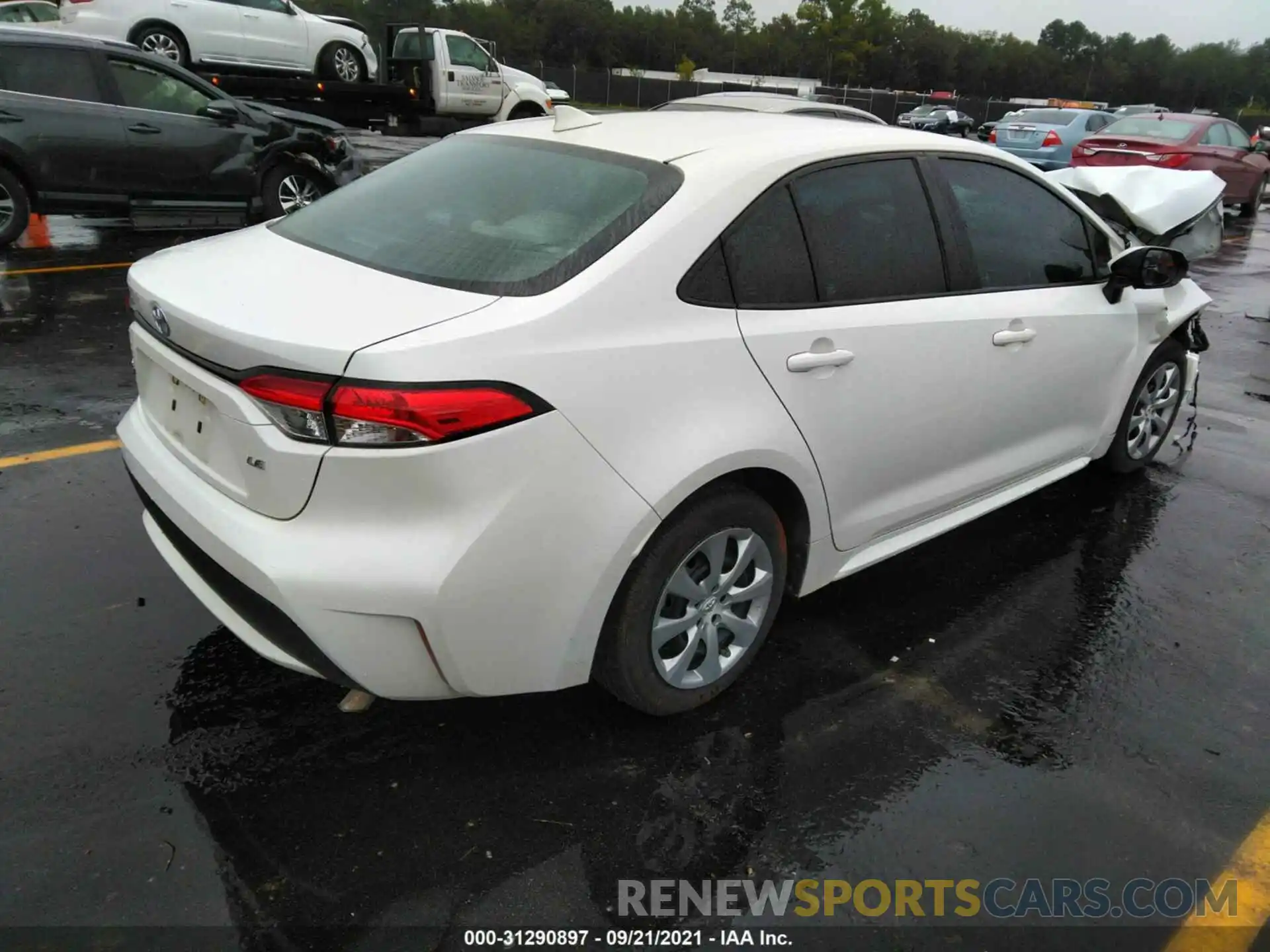 4 Photograph of a damaged car 5YFEPRAE9LP028972 TOYOTA COROLLA 2020