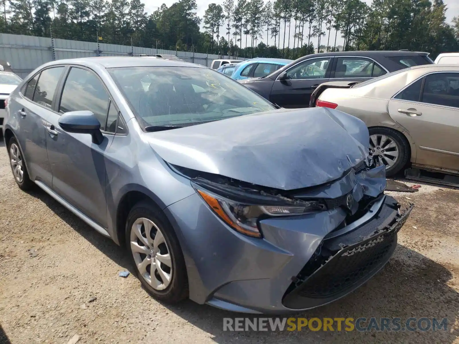 1 Photograph of a damaged car 5YFEPRAE9LP029006 TOYOTA COROLLA 2020