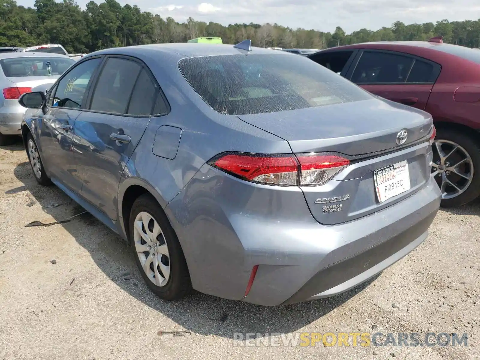 3 Photograph of a damaged car 5YFEPRAE9LP029006 TOYOTA COROLLA 2020