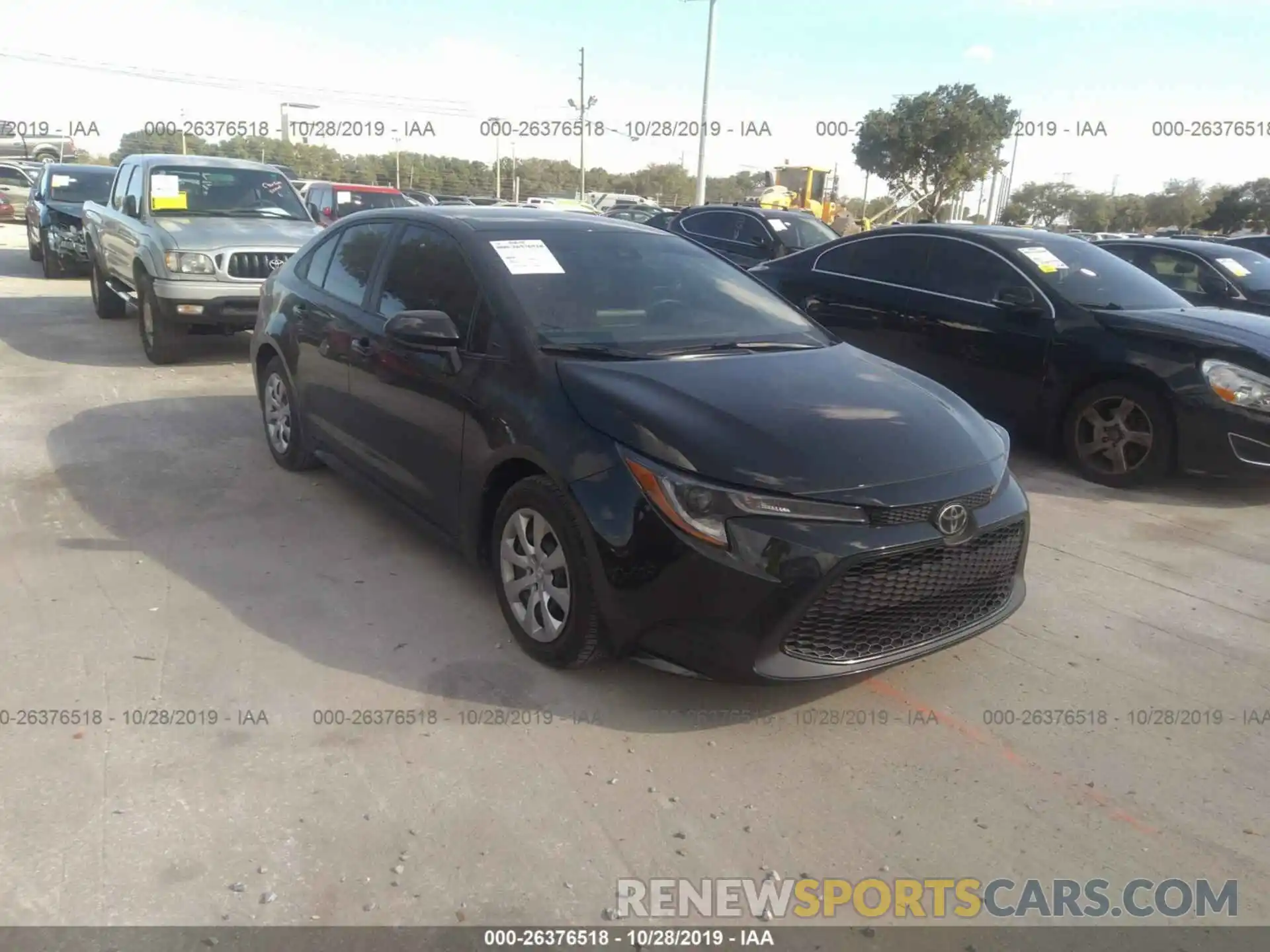 1 Photograph of a damaged car 5YFEPRAE9LP029247 TOYOTA COROLLA 2020