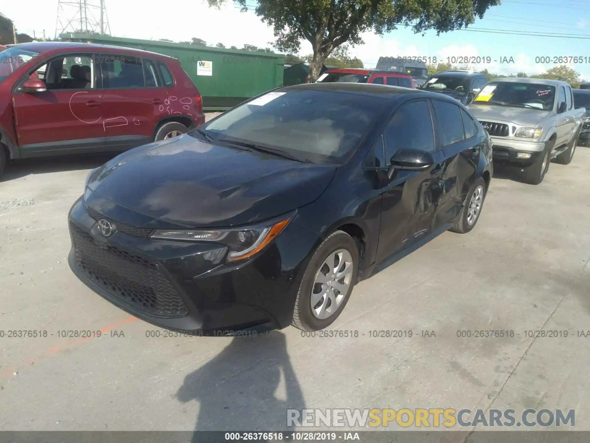 2 Photograph of a damaged car 5YFEPRAE9LP029247 TOYOTA COROLLA 2020