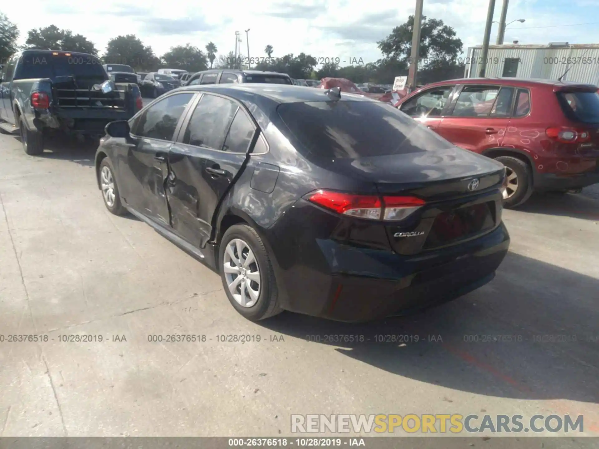 3 Photograph of a damaged car 5YFEPRAE9LP029247 TOYOTA COROLLA 2020