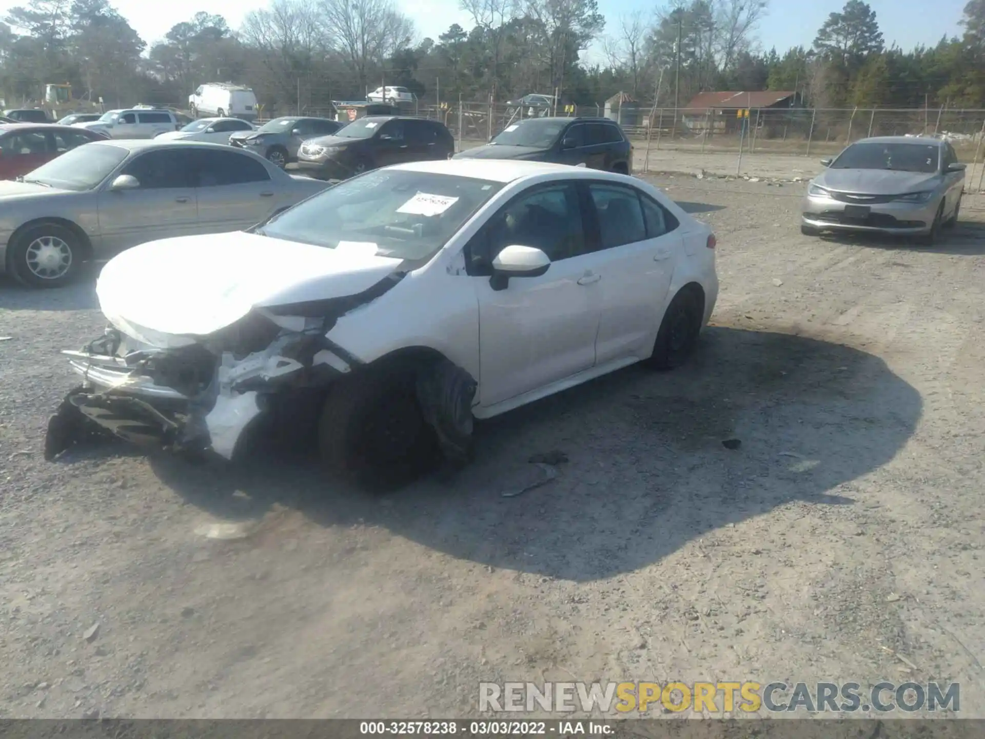 2 Photograph of a damaged car 5YFEPRAE9LP029457 TOYOTA COROLLA 2020