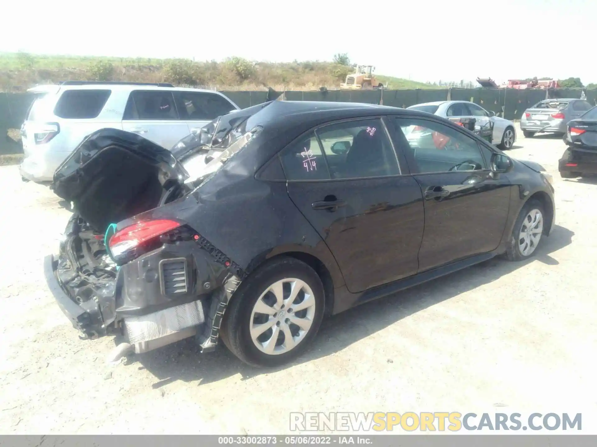 4 Photograph of a damaged car 5YFEPRAE9LP029698 TOYOTA COROLLA 2020