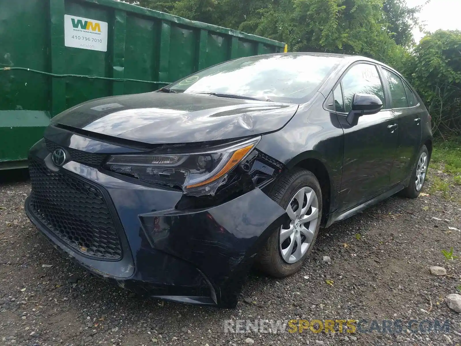 2 Photograph of a damaged car 5YFEPRAE9LP030916 TOYOTA COROLLA 2020