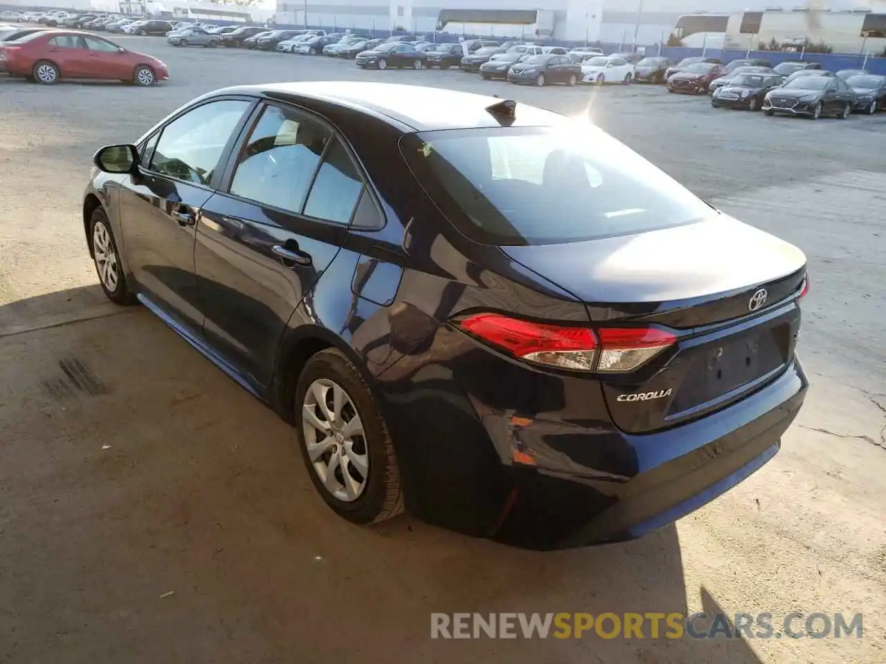 3 Photograph of a damaged car 5YFEPRAE9LP031550 TOYOTA COROLLA 2020