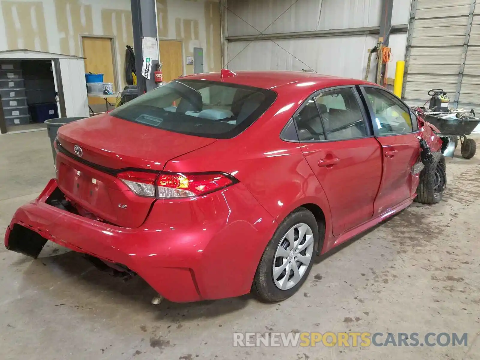 4 Photograph of a damaged car 5YFEPRAE9LP033735 TOYOTA COROLLA 2020