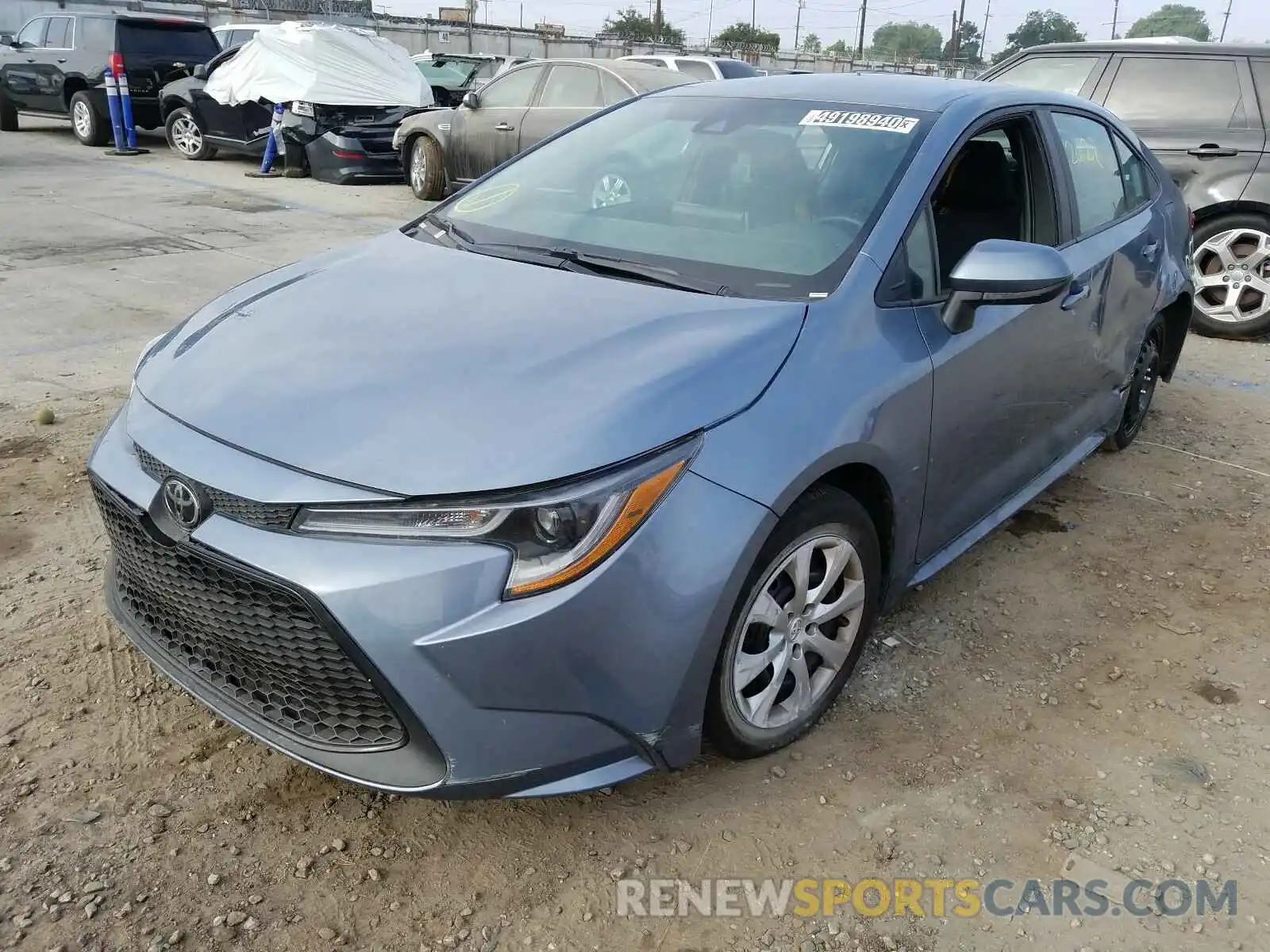 2 Photograph of a damaged car 5YFEPRAE9LP034321 TOYOTA COROLLA 2020