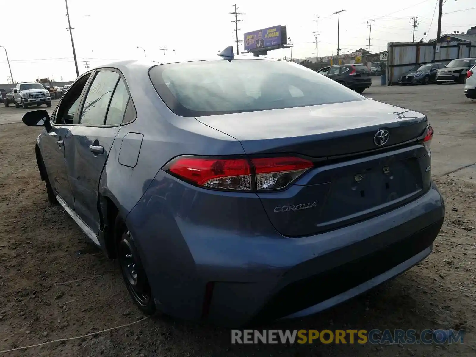 3 Photograph of a damaged car 5YFEPRAE9LP034321 TOYOTA COROLLA 2020