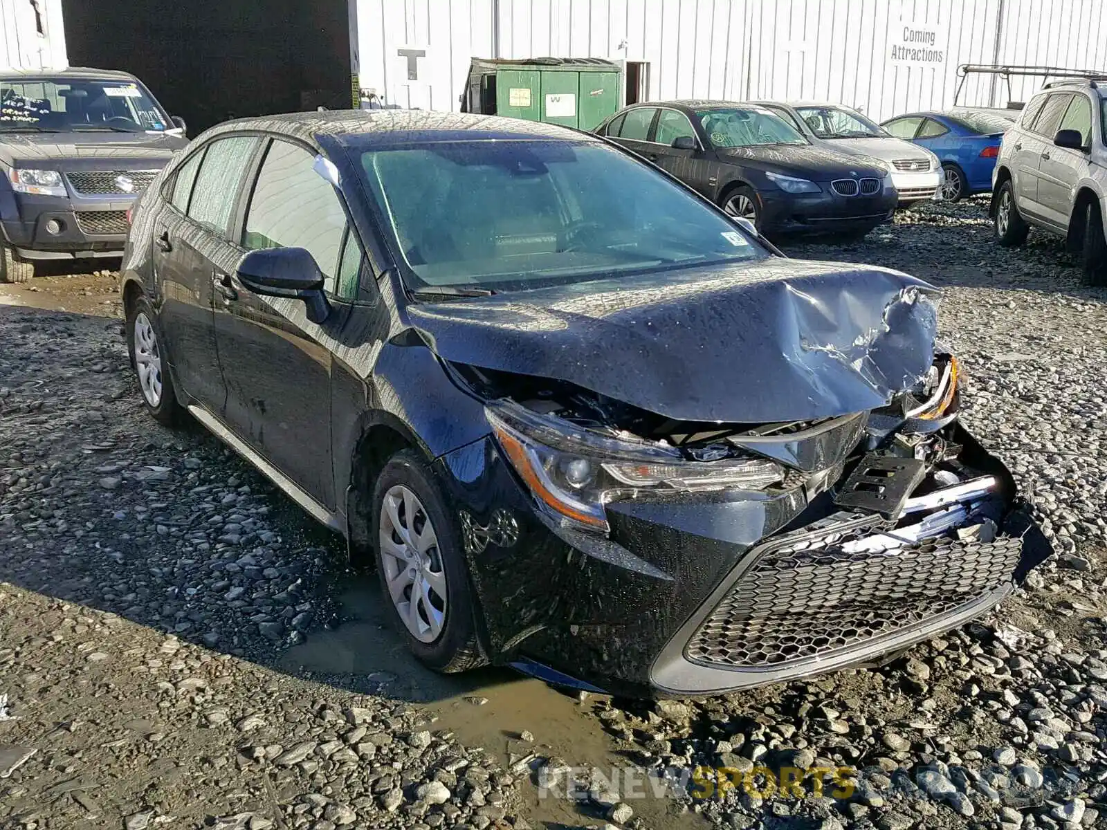 1 Photograph of a damaged car 5YFEPRAE9LP036022 TOYOTA COROLLA 2020