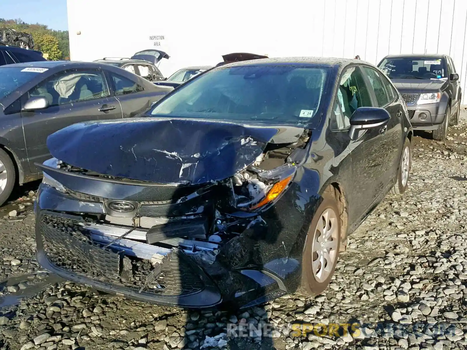 2 Photograph of a damaged car 5YFEPRAE9LP036022 TOYOTA COROLLA 2020